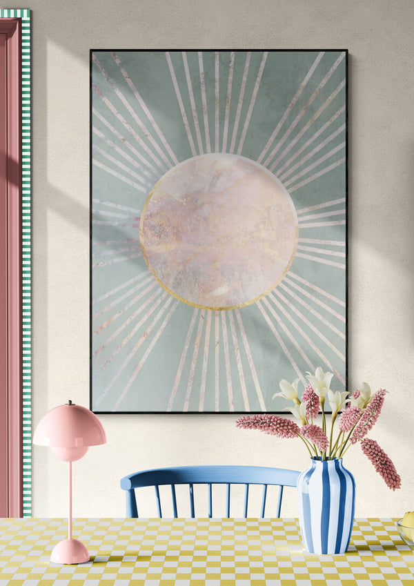 Salviegrønne Boho solstråler