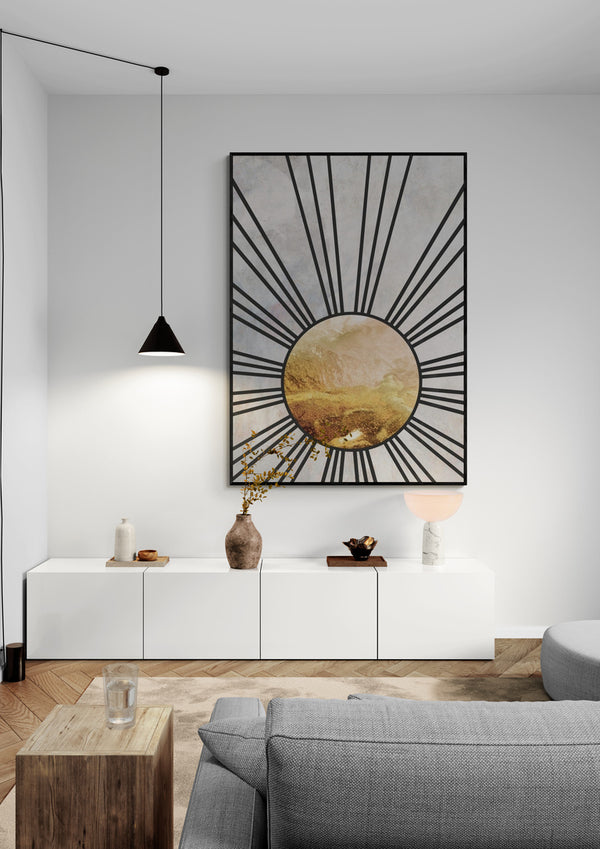 Sort guld midtsol - Sarah Manovski