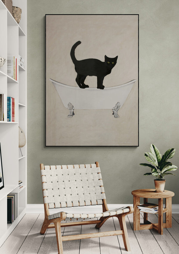 Sort kat på badekar - Coco de Paris