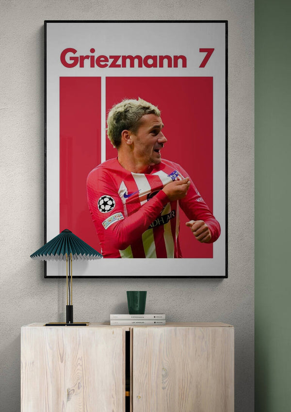 Antoine Griezmann Fodboldplakat
