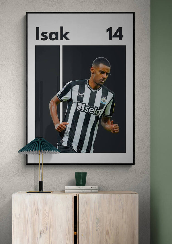 Alexander Isak Fodboldplakat