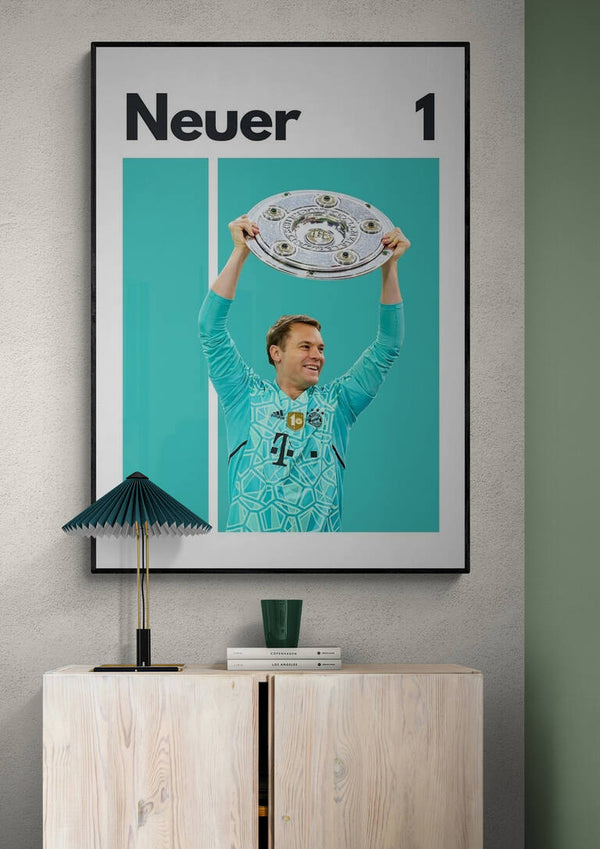 Manuel Neuer Fodboldplakat
