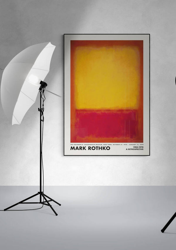 Rothko Gul på Rød