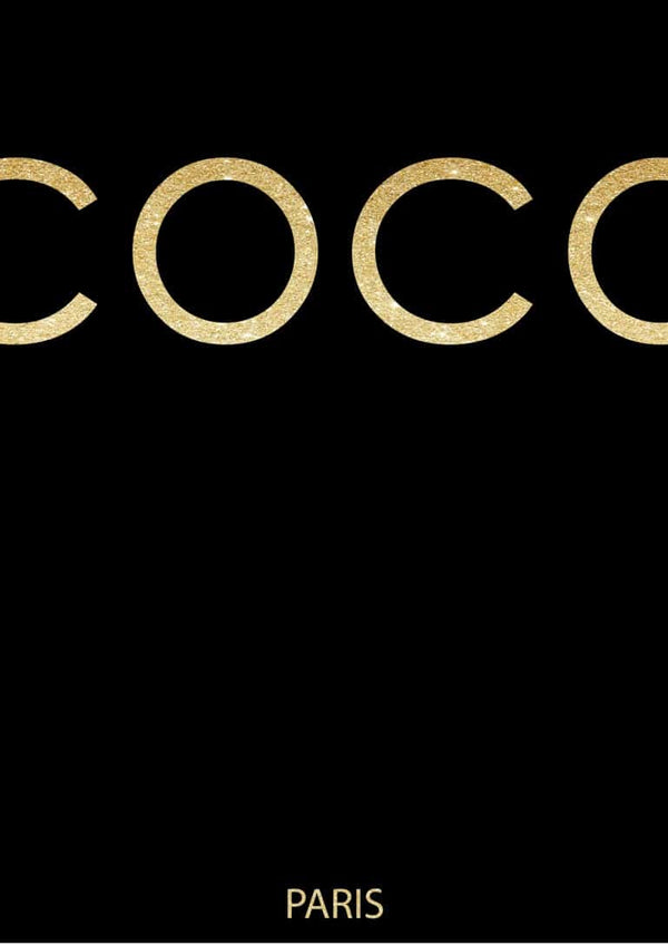 Sort COCO-plakat