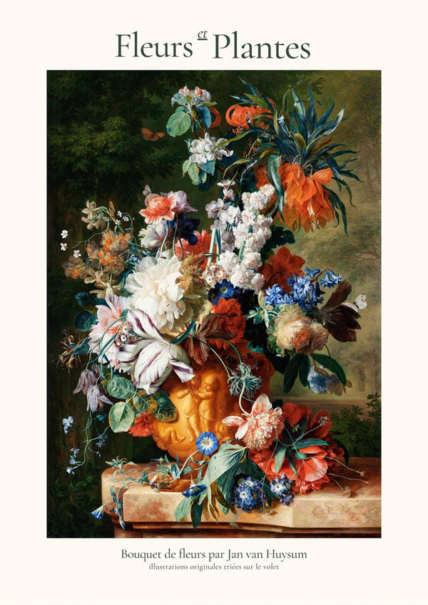 Blomsterbuket af Jan van Huysum Plakat