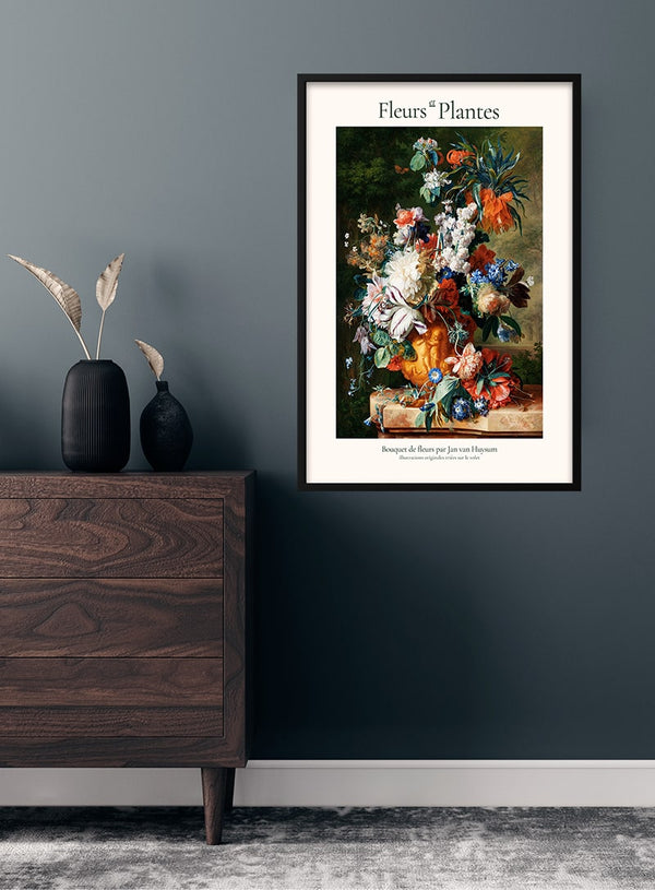 Blomsterbuket af Jan van Huysum Plakat