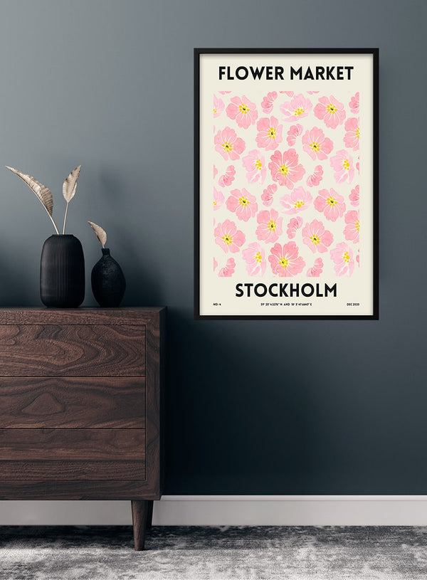 Blomstermarked - Stockholm plakat