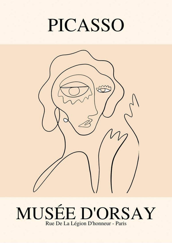 Picasso-inspireret plakat med kvinder