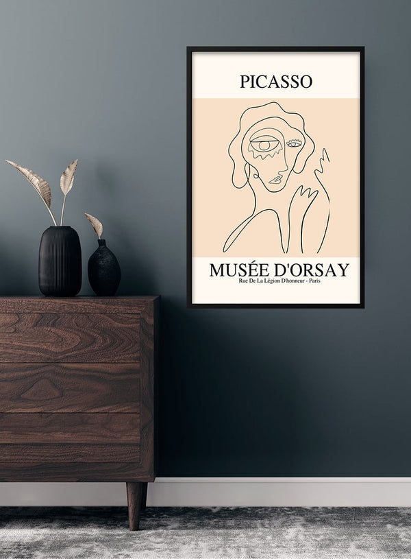 Picasso-inspireret plakat med kvinder