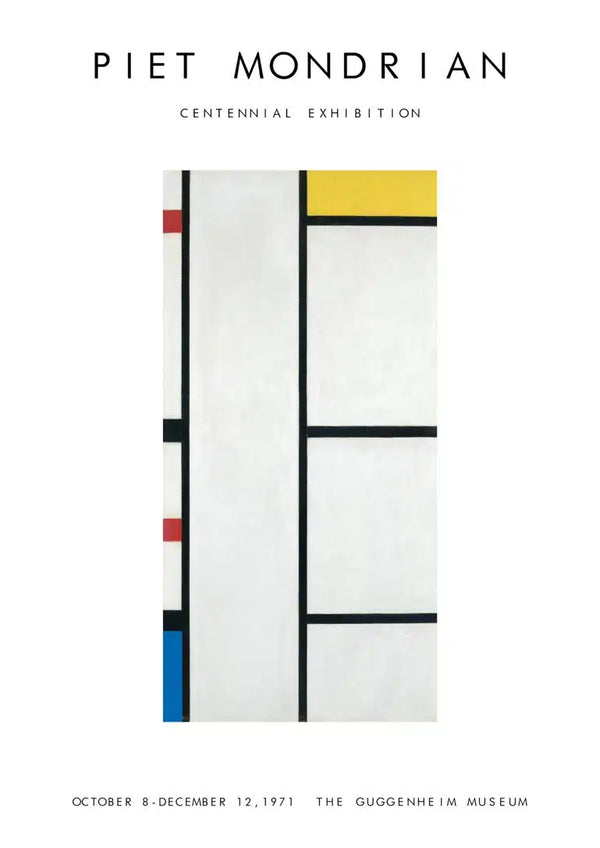Piet Mondrian udstillingsplakat