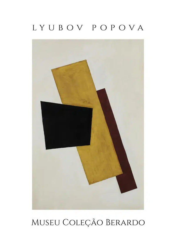 Lyubov Popova udstillingsplakat