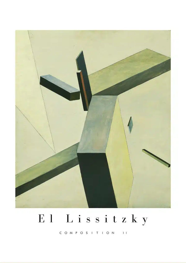 El Lissitzky udstillingsplakat