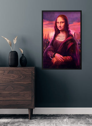 Moderne Mona Lisa-plakat