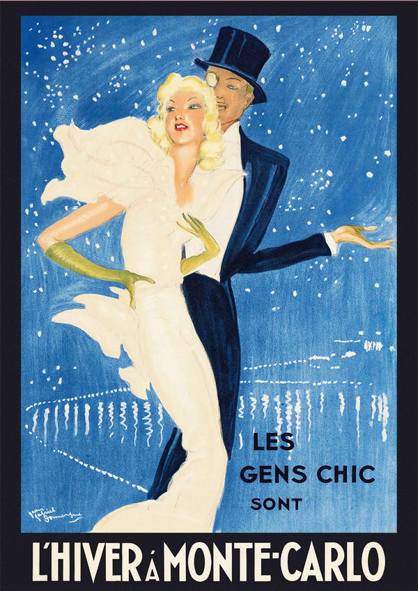 L'Hiver à Monte-Carlo Plakat
