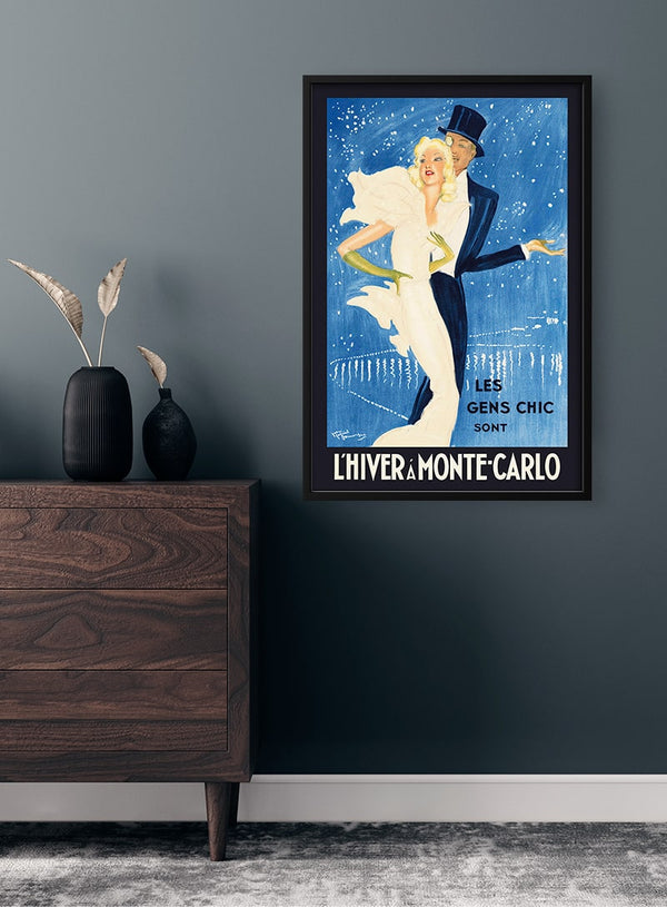 L'Hiver à Monte-Carlo Plakat