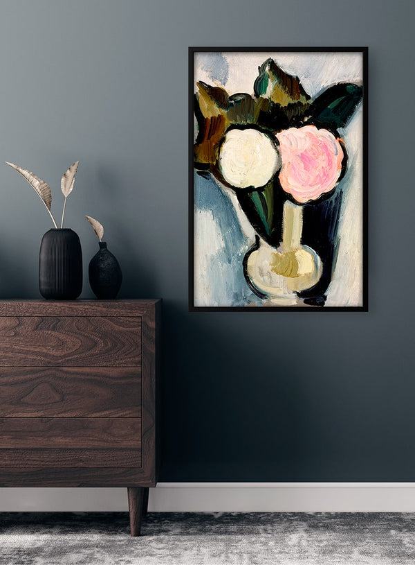 Blomster i en vase af Marsden Hartley plakat