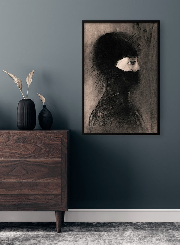 Plakat med rustning af Odilion Redon
