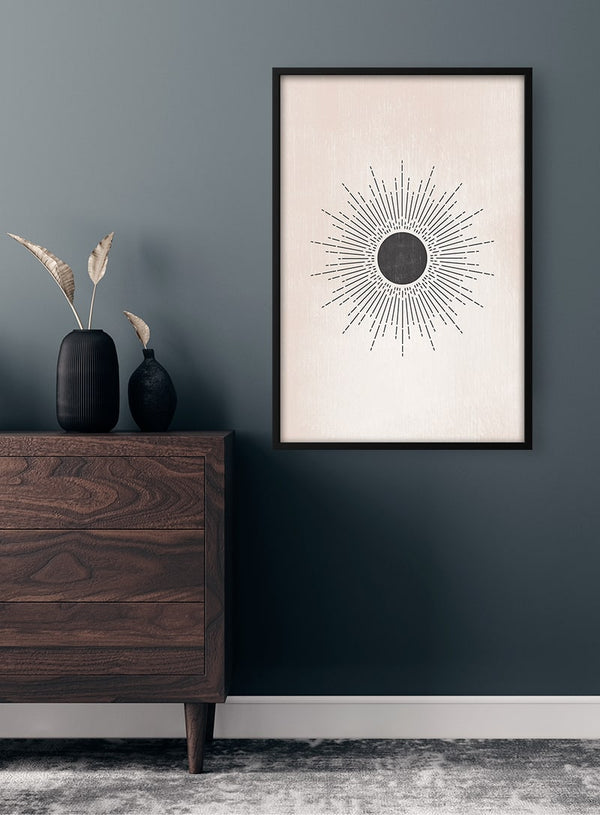 Sort sol plakat