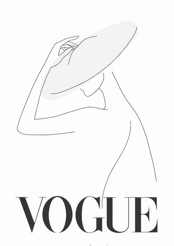 Vintage Vogue forsideplakat