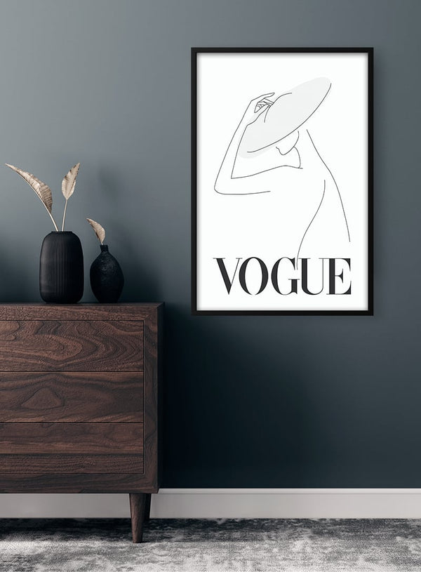 Vintage Vogue forsideplakat