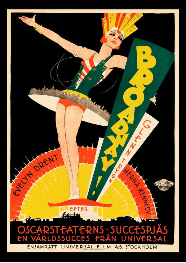 Broadway Vintage-plakat