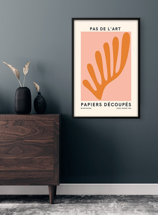 Pas De L'art inspireret af fransk kunstplakat