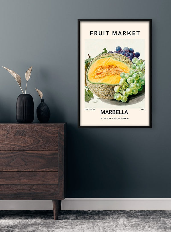 Frugtmarked - Marbella Plakat