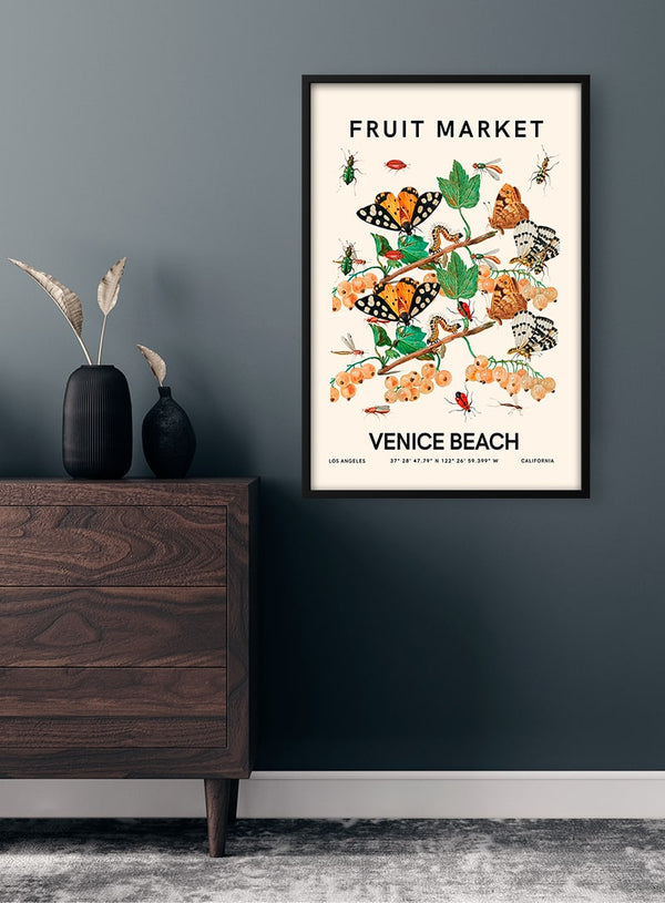 Frugtmarked - Venice Beach Plakat