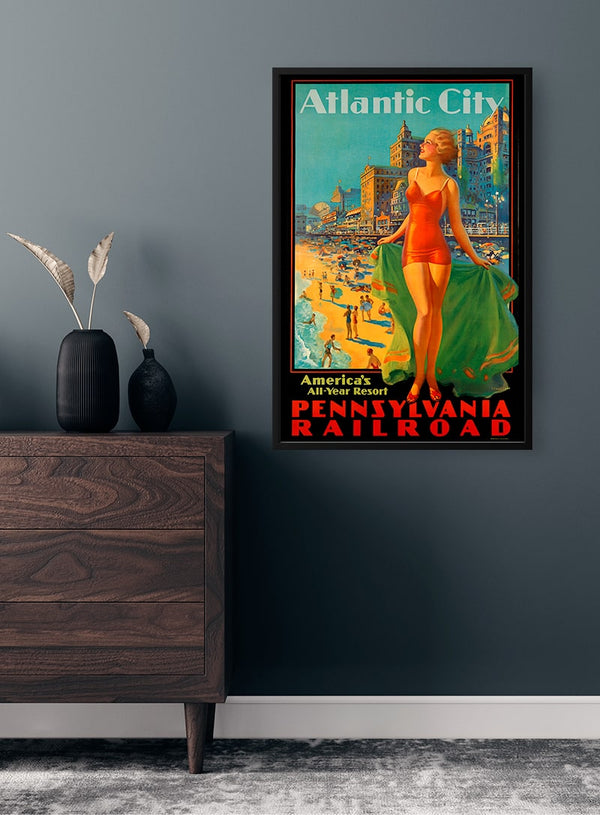 Atlantic City Vintage-plakat
