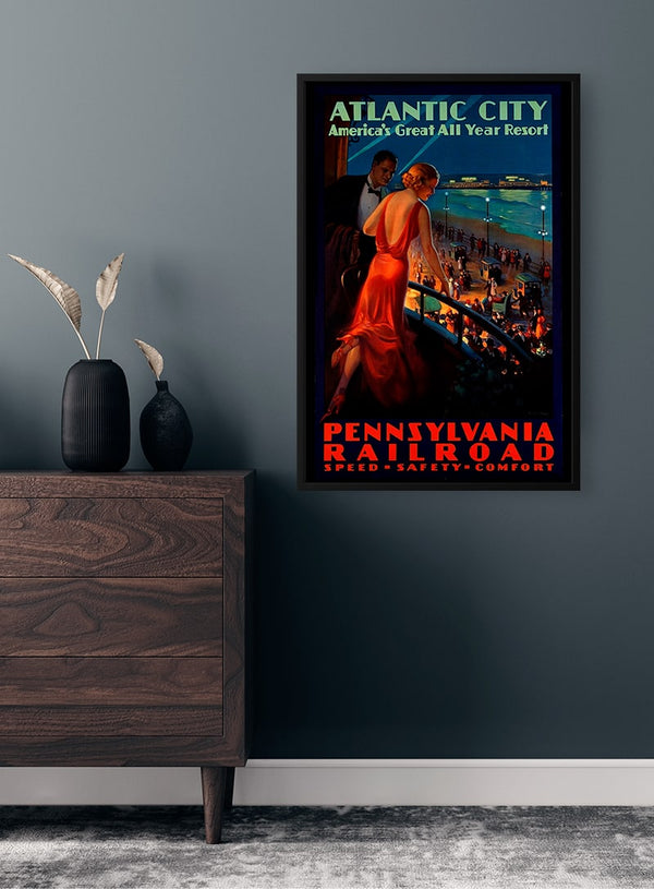 Atlantic City Vintage-plakat