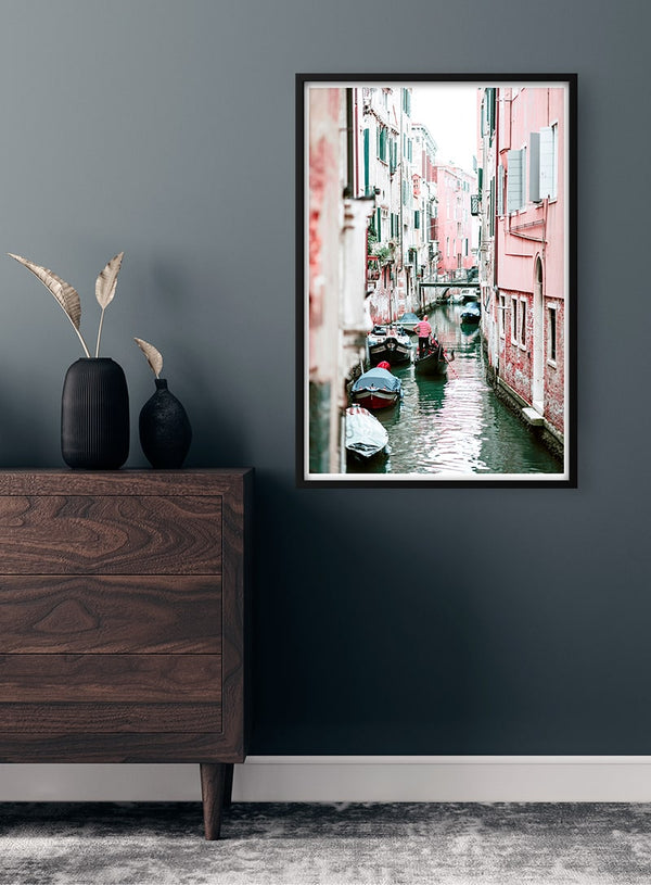 Båd i Venedig Plakat