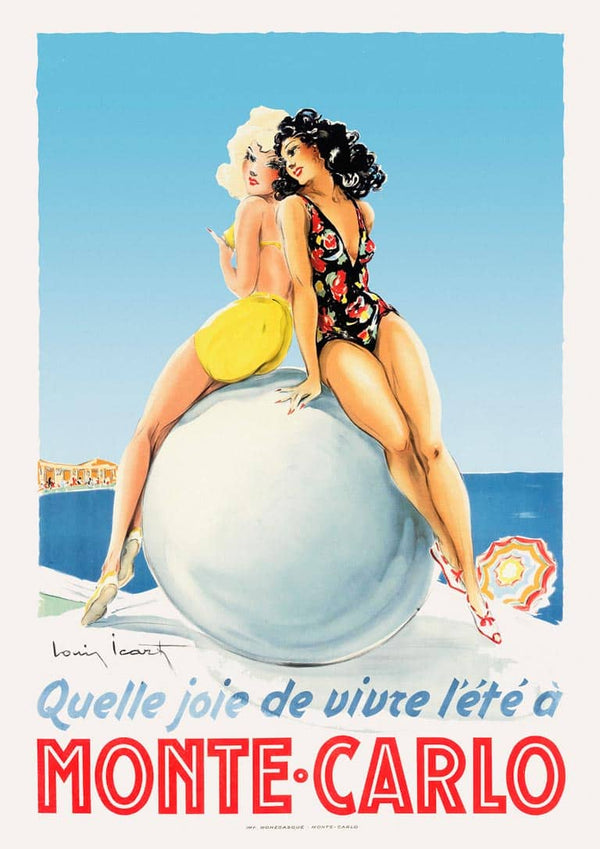 Monte Carlo Vintage Plakat