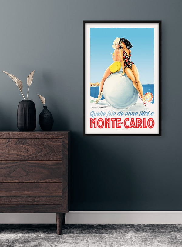 Monte Carlo Vintage Plakat