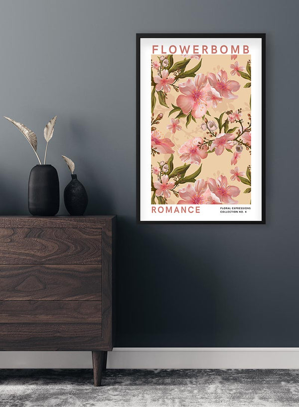 Flowerbomb - Romantik Plakat
