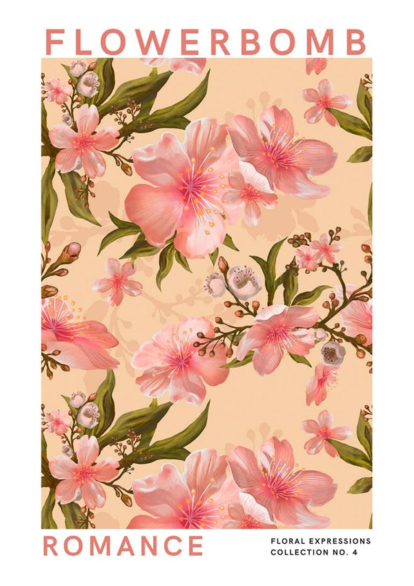 Flowerbomb - Romantik Plakat