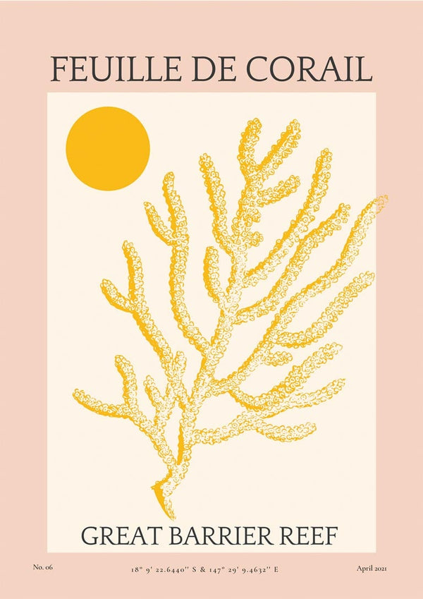 Feuille De Corail nr. 06 Plakat