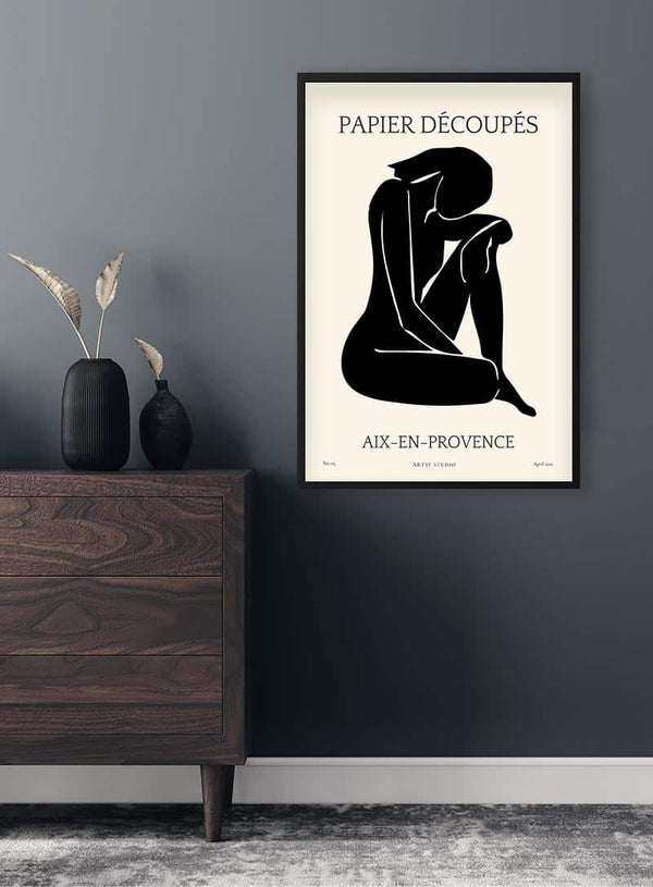 Papier Decoupe nr. 05 Plakat til Stuen