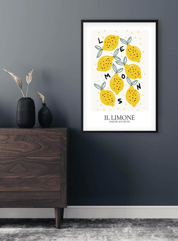 Il Limone frugt plakat