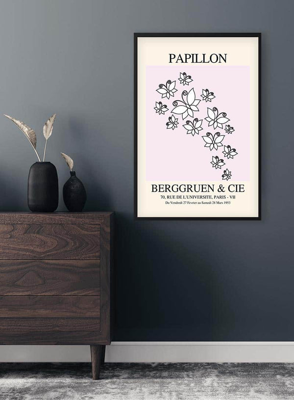 Inspireret Papillon nr. 01 plakat