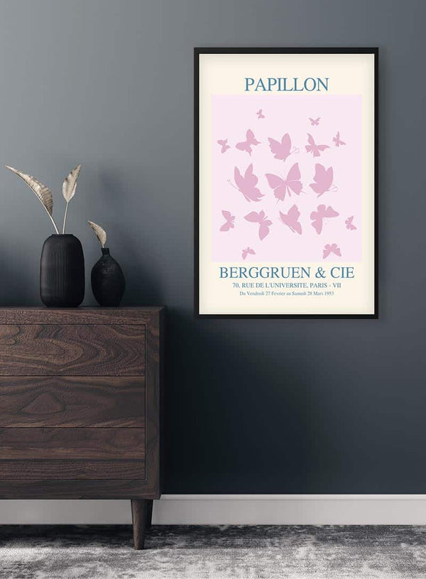 Inspireret Papillon nr. 02 plakat