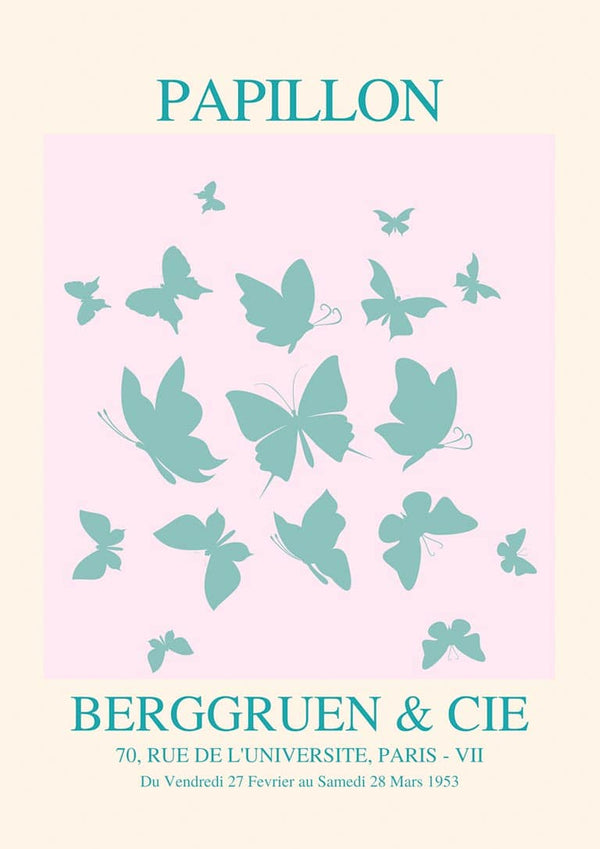 Inspireret Papillon nr. 03 plakat
