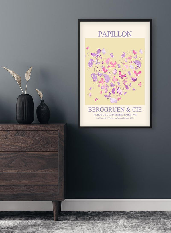 Inspireret Papillon nr. 04 plakat