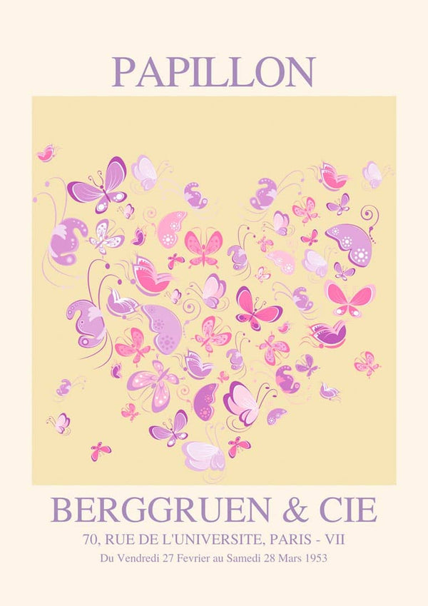 Inspireret Papillon nr. 04 plakat