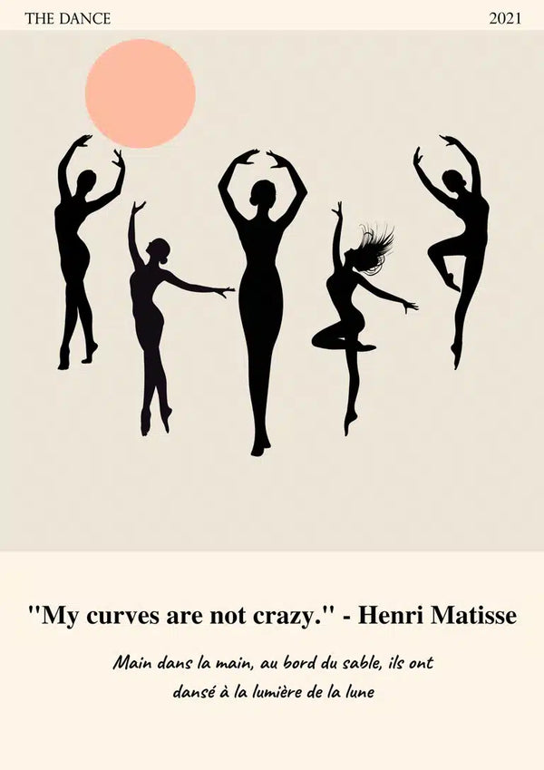 Matisse-inspireret dans II-plakat