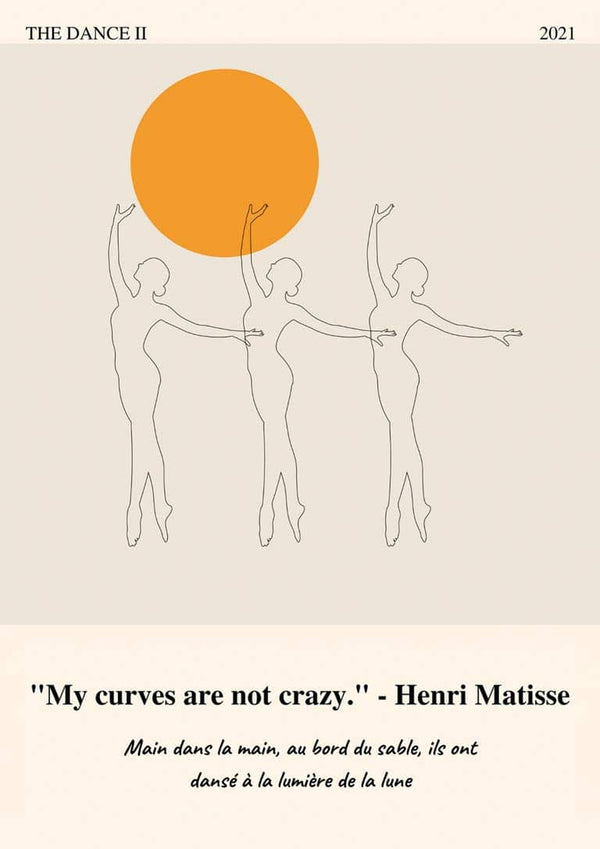 Matisse-inspireret dans II-plakat