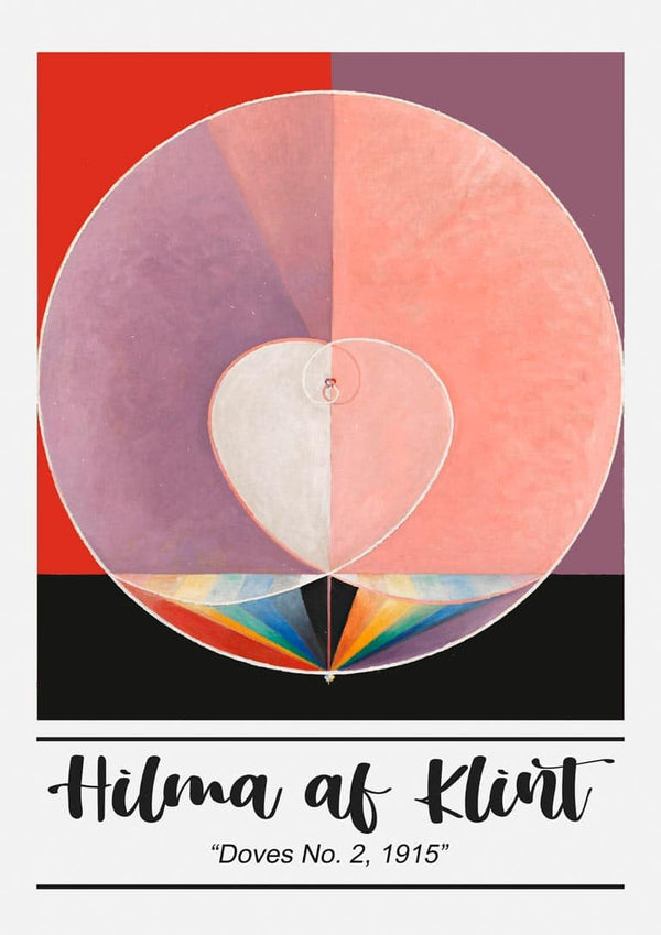 Hilma af Klint - Duer nr. 2 Plakat