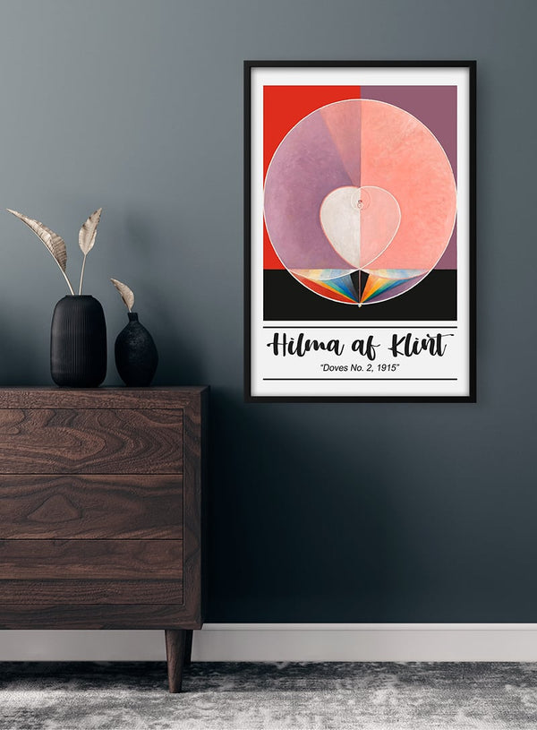 Hilma af Klint - Duer nr. 2 Plakat