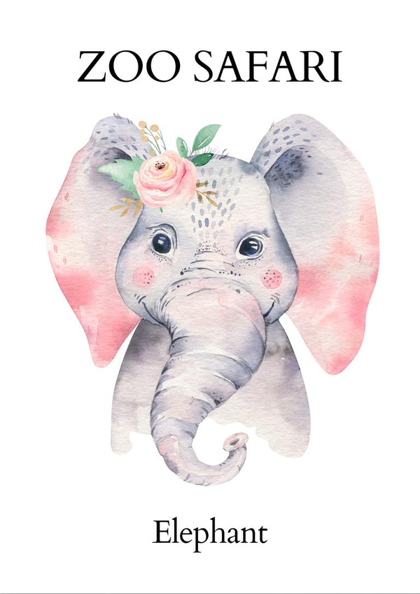 Zoo Safari - Elefant Plakat