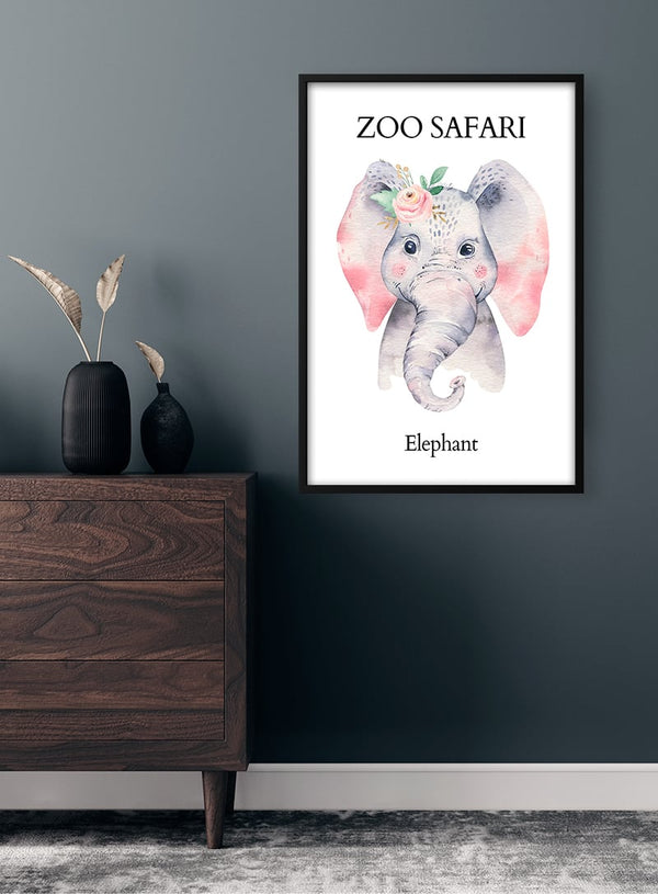 Zoo Safari - Elefant Plakat