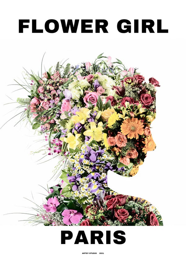Blomsterpige i Paris Plakat